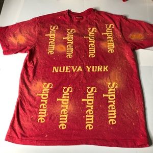 Supreme Medium Size Mens Nuevo York T-Shirt Top